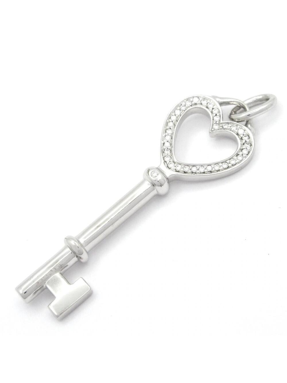 Tiffany&Co. Heart Key 18K White Gold #345716T15B